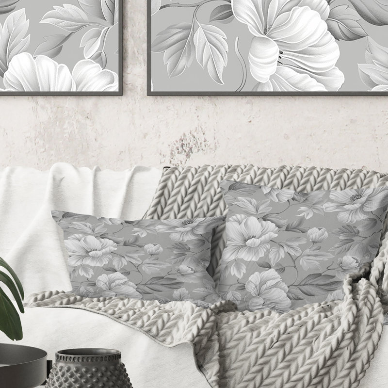 Coussin Floral Dream I - Glam, H 16 po x l 16 po