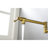 Pot Filler Faucet Wall Mount - Brass, Gold Color, Double Handles, Splash- Modern Brass Mount, Gold, Finish