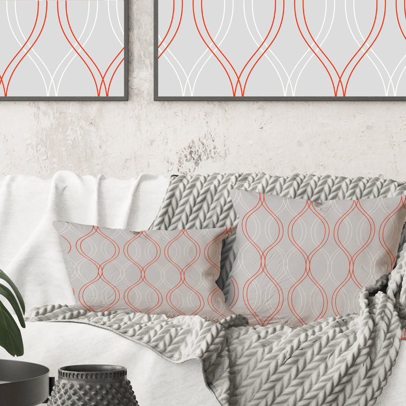 Abstract Throw Pillow