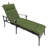 74" x 22" Outdoor Chaise Lounge Cushion with Ties and Loop-2001849751
