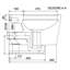 Cuvette de toilette allongée Wish 1,3 GPF (siège inclus)-10490035-10490030