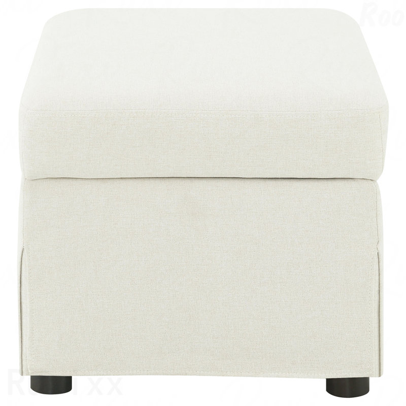 Repose-pieds avec rangement en tissu