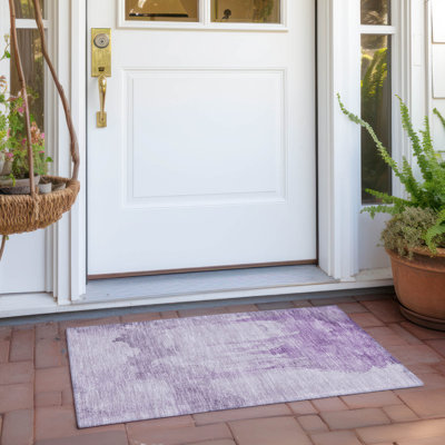 Tapis lavande lavable à la machine intérieur / extérieur Xhevrie
