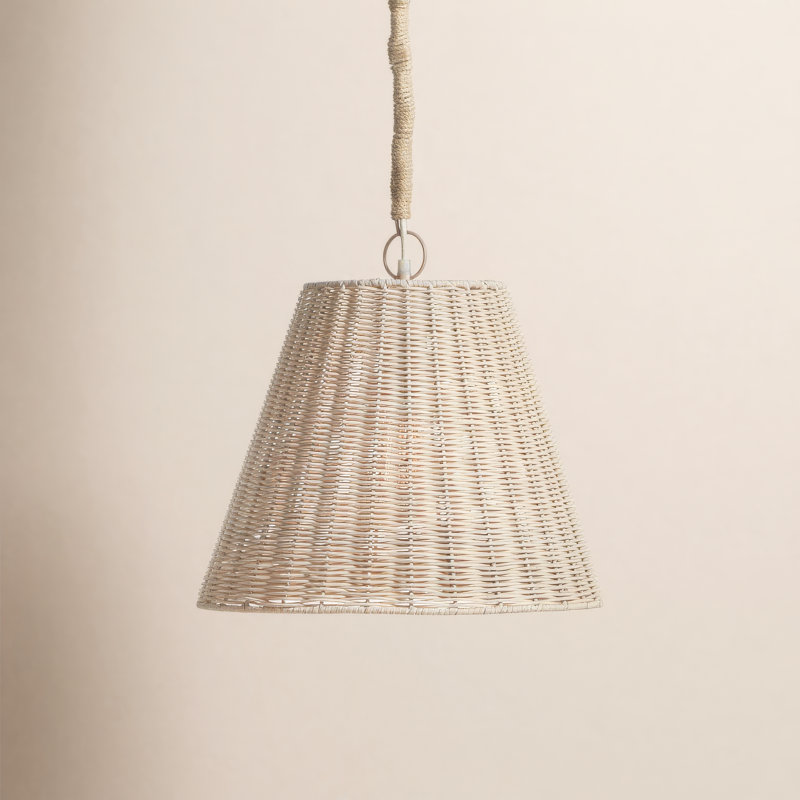 Luminaire suspendu 1 lumière Williamsen Bixente, H 88 po x l 15 po x P 16 po