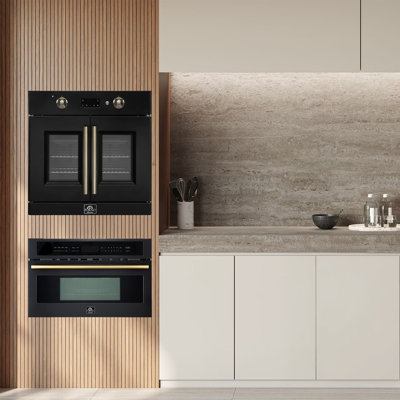 Ensemble de cuisine noir 2 pièces FORNO