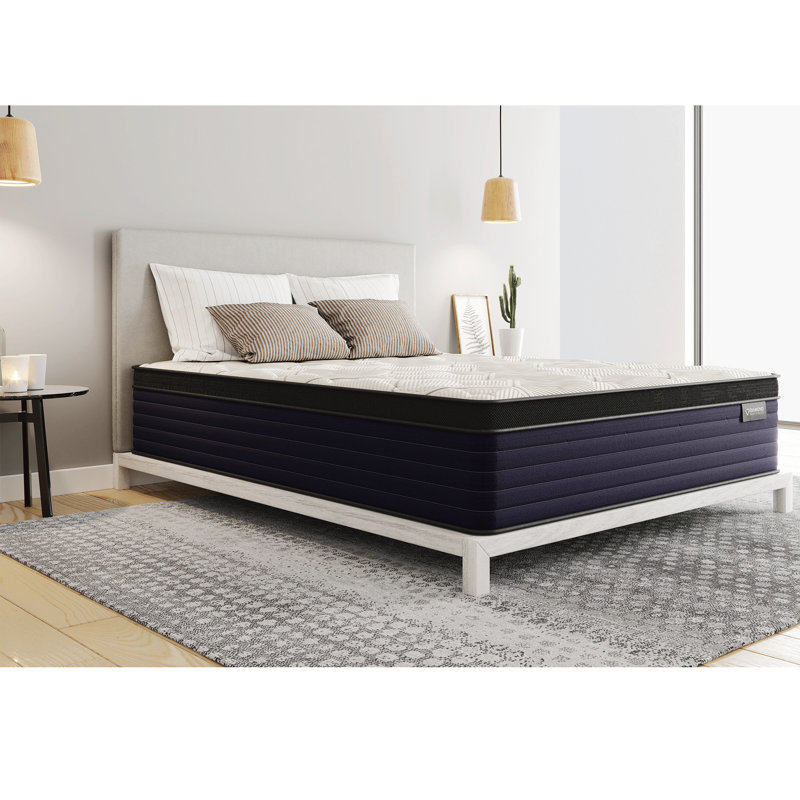 Matelas moyen en mousse à mémoire de forme 14 po BOMO, Grand lit