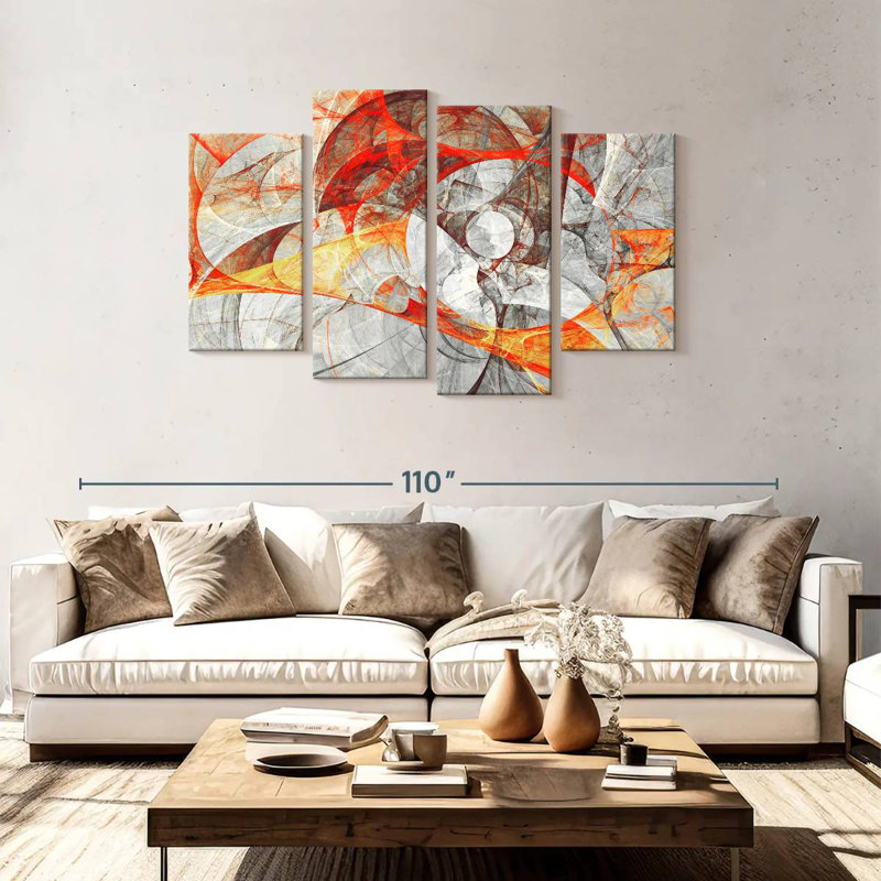 Avery Marble Dynamic Abstract, 48" H x 75" W