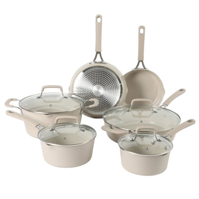 Ensemble de batterie de cuisine 10 pièces Martha Stewart Heathland