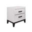Table de chevet blanche Mirage