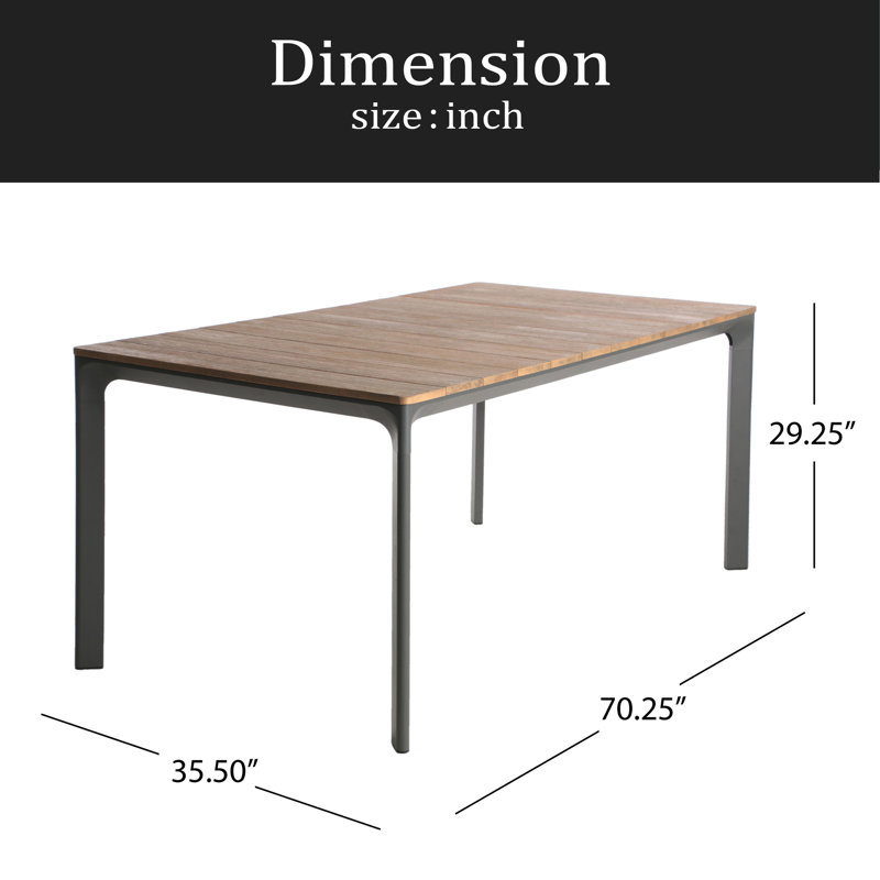 Table de salle à manger avec plateau