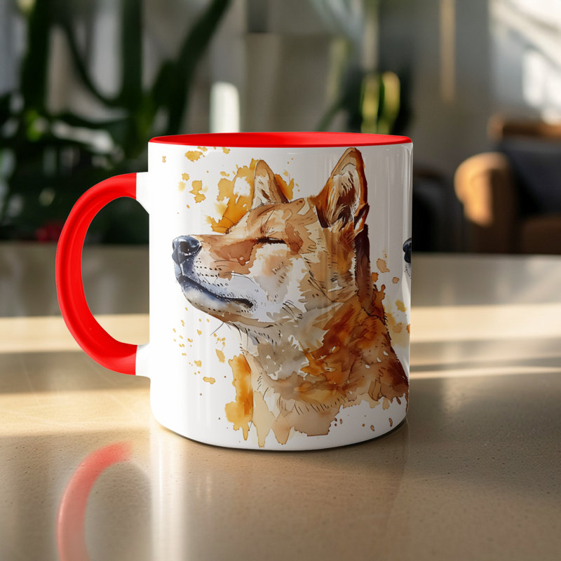 Mug, Red, 3