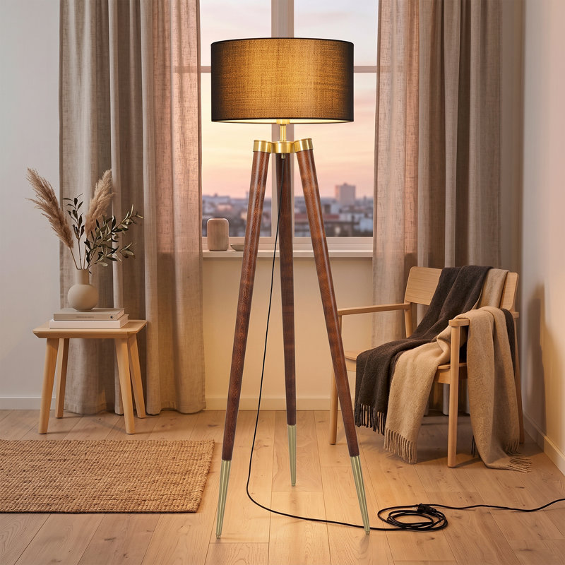 Lampe sur pied tambour Lumina