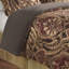Édredon 4 pièces très grand. Inspiré. Tissu chenille. Comprend un édredon, des taies décoratives et une jupe de lit. Fermeture à glissière cachée. Look satiné élégant. . Conception importée. Délicat.
