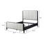 Lit tapissier de 60 po noir-1035289265