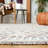 Habiba Hand Tufted Performance Geometric Rug-1401421522