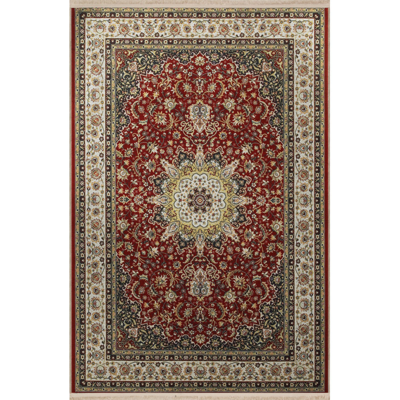 Willowdean Moroccan Indoor / Outdoor Rug, Rectangle 3'4" x 6'7"