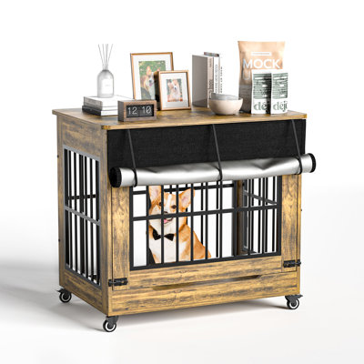 Melamine Board Dog Crate Furniture