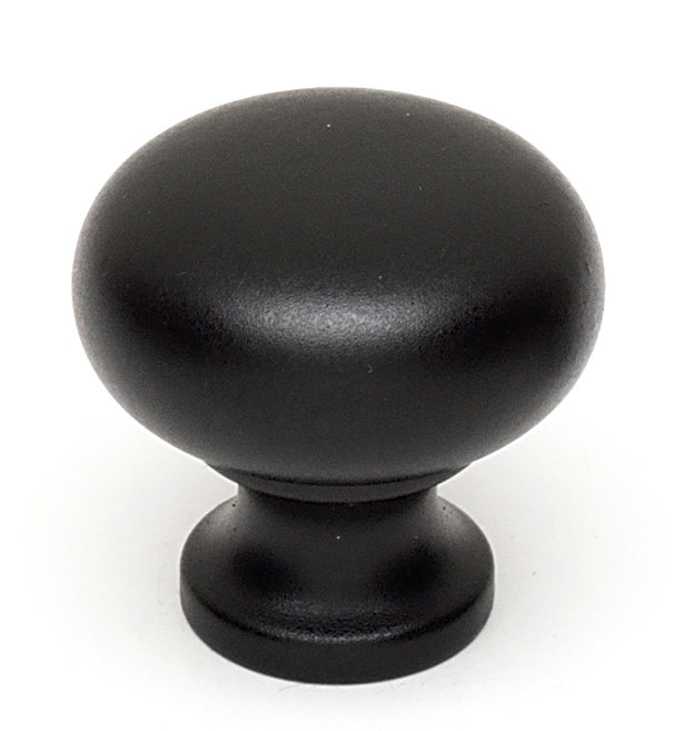Mushroom Knob, Polished Brass, 1" H x 1" W x 0.63" D