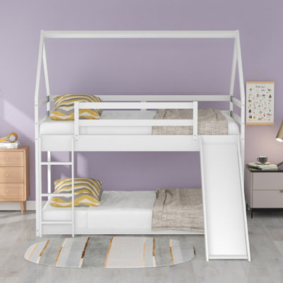 Kids Twin Bunk Bed