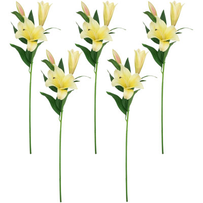 Lis artificiels à tiges florales