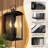 Alletta 19.72'' H 2-Light Iron Wall Lantern with Dusk-to-Dawn Sensor-1844650694