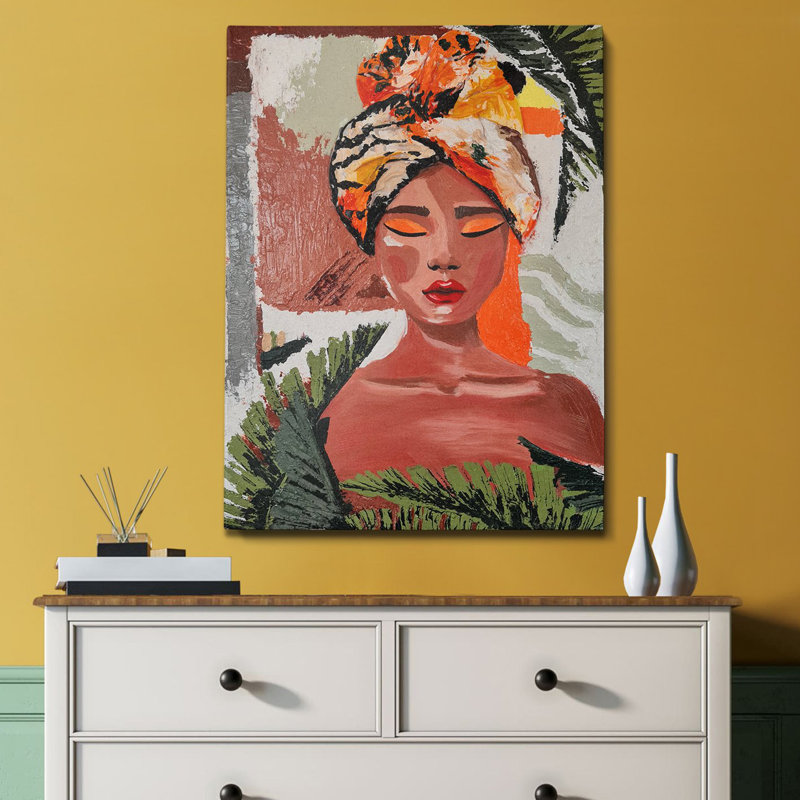 Elena - Wrapped Canvas Painting, 50cm H x 50cm W x 3cm D