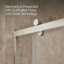 Rely 59.62" W x 76.99" H Single Sliding Frameless Shower Door-1960123930