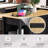 47 Inch Kitchen Island with Extendable Dining Table and Storage-1958440736