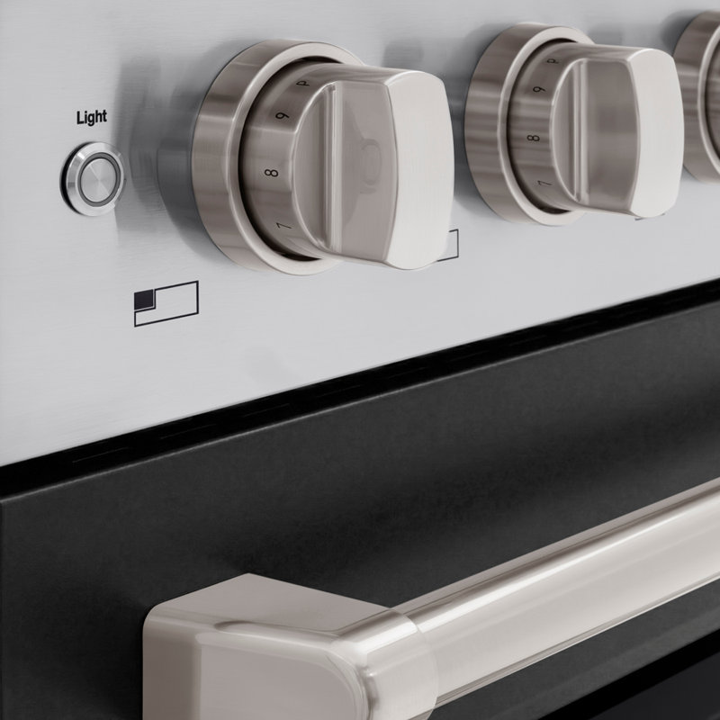 ZLINE 48 in. 6.7 cu. ft. 7 Element Paramount Induction Range with Dual Ovens and Black Matte Doors