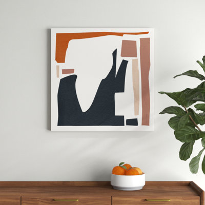 «Mid Century Shapes I» par Melissa Wang, reproduction sur toile tendue