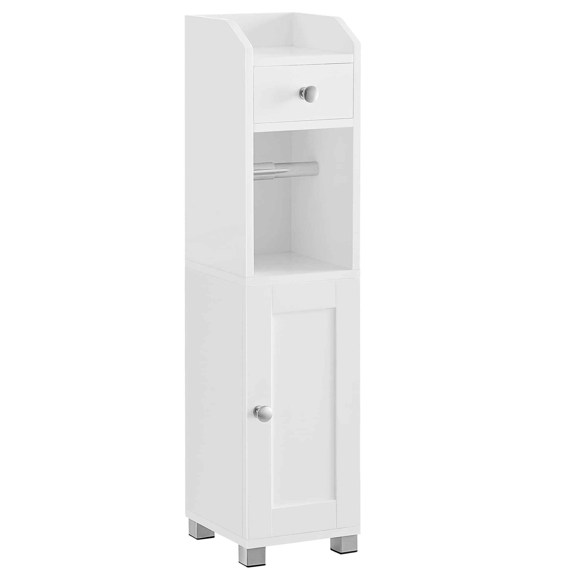 AOJEZOR Bathroom Furniture Sets: Small Bathroom Storage Cabinet Great for  Toilet Paper Holder,Toilet Paper Cabinet for Small Spaces,White Bathroom