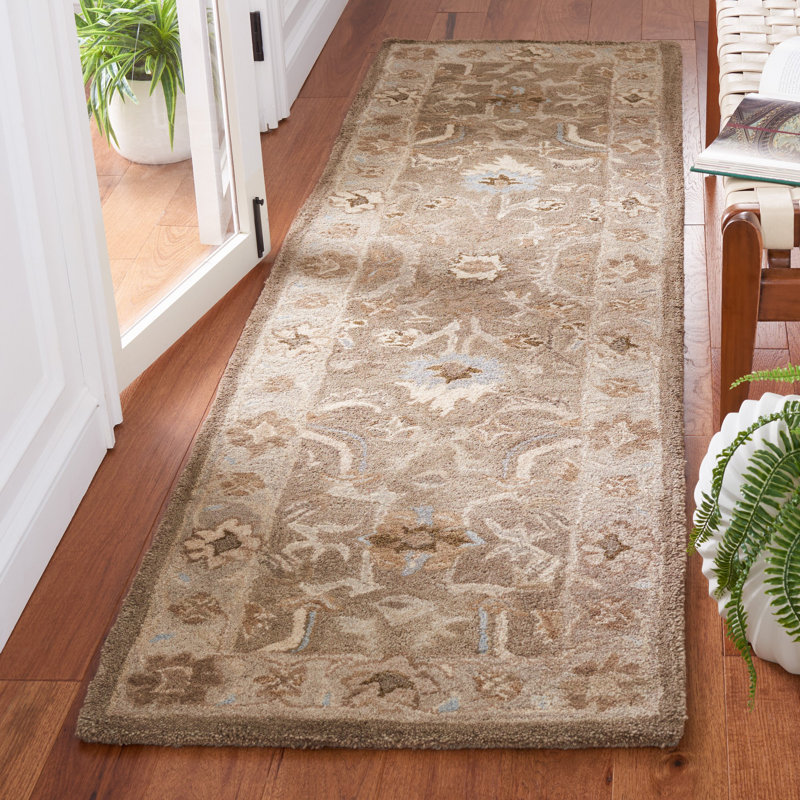 Tingley Hand Tufted Wool Pile Oriental Rug, Runner 2'3" x 8'