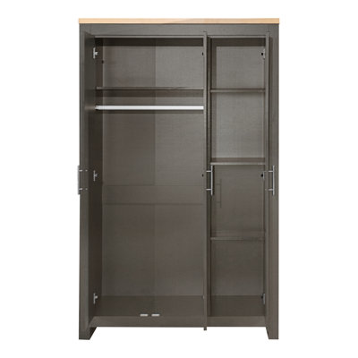3 Door Manufactured Wood Wardrobe