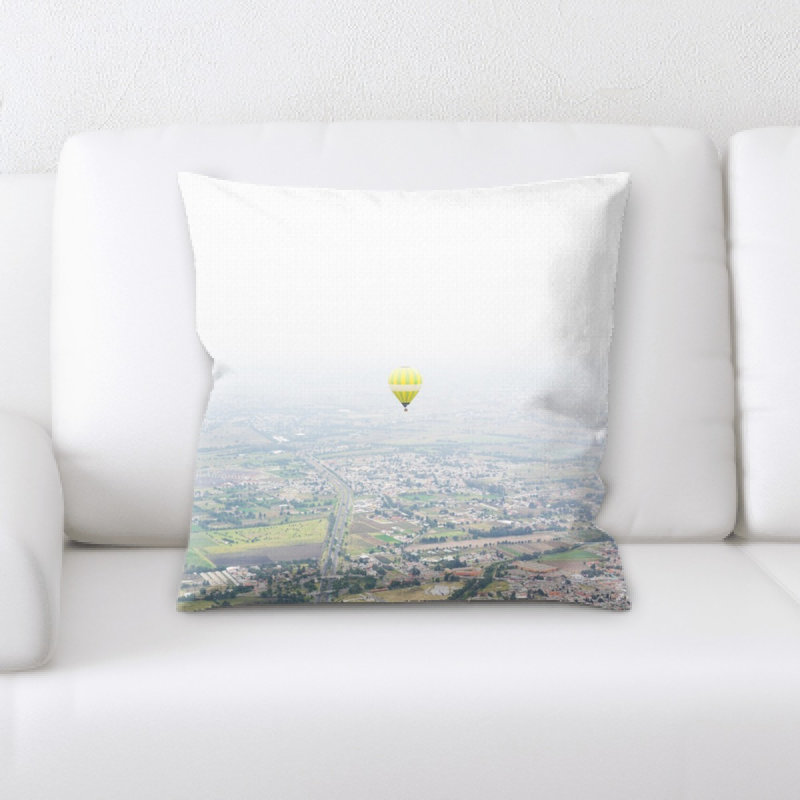 Microsuede Reversible Throw Pillow