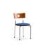 Chaise de dossier en acier inoxydable-763067697