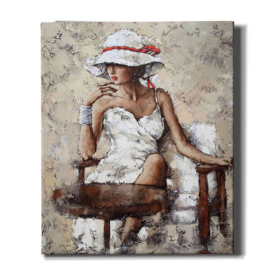 «On Holiday» par Alexander Gunin, reproduction d'art sur toile tendue