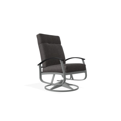 Chaise de patio pivotante avec coussins Askar