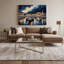 Art mural sur toile gris «Cities Monaco»-1758243244