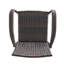 Style élégant 2 - et métal, hauteur 45,56 po, brun 2 pièces Tabourets d'extérieur à structure en métal longue durée, brun clair, 45,56 po-528848402