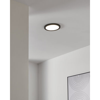 Clarisse Black 5CCT LED Flush Mount