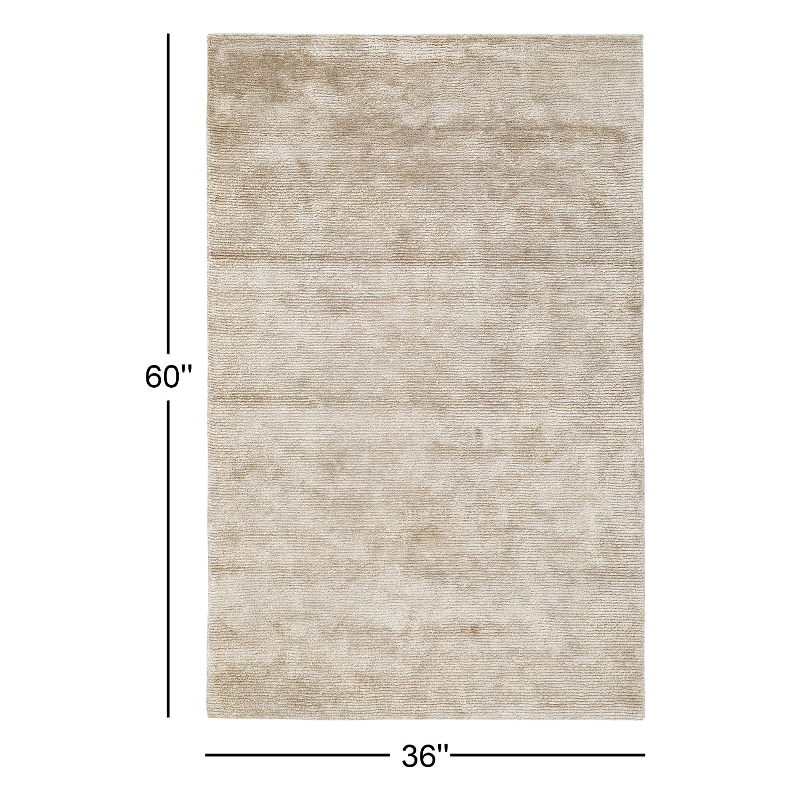 Cliona Hand-Tufted Jute Rug, Rectangle 3' x 5'