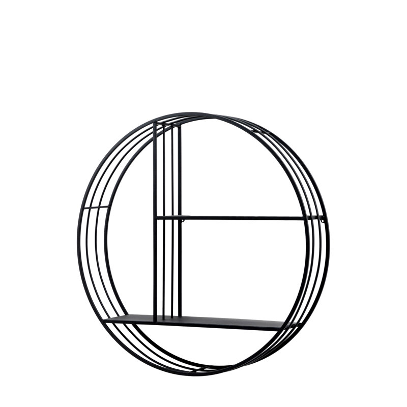 Wingate 3 Piece Circle Metal Shelves