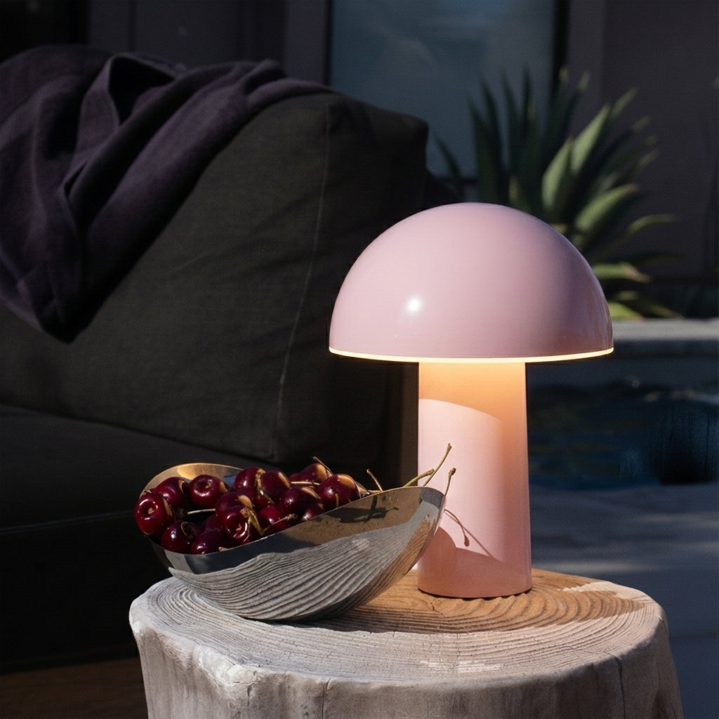Argent Desk Lamp, Pink