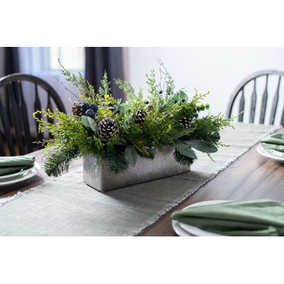 Centre de table mixte dans un vase