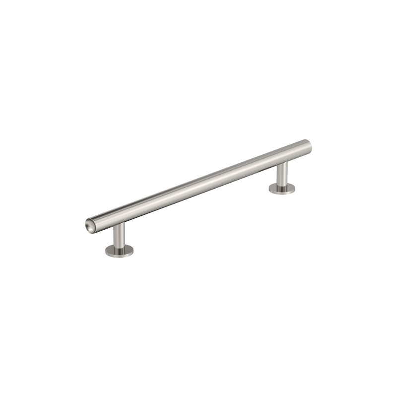 Poignée barre Radius, 6.3125", Nickel poli