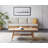 39.4"L Solid Oak Coffee Table With Shelf-558239573-553485119