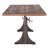 Jax Teak Rectangular Solid Wood Top with Solid Wood Base Dining Table