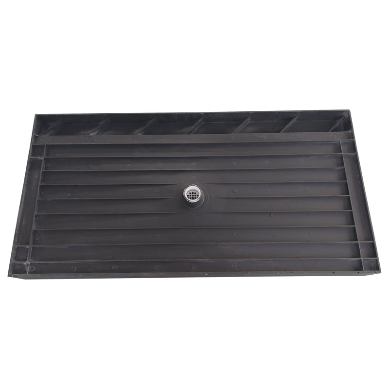 W D Rectangular Shower Base, 6" H x 60" W x 34" D