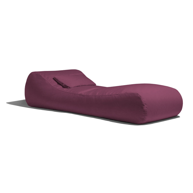 Gemma Arlo Outdoor Bean Bag Sun Lounger with Pillow, Iris Sunbrella®