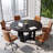 Black Round Conference Table